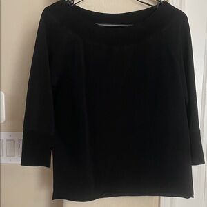 Jones New York Black Sweatshirt